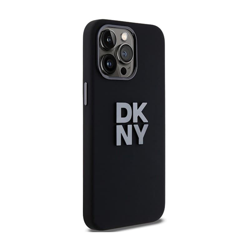 DKNY Liquid Silicone Metal Logo - Case for iPhone 15 Pro Max (black) - 4