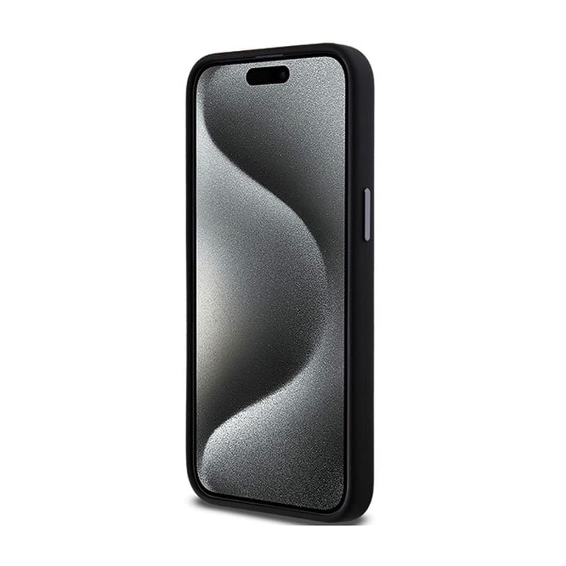 DKNY Liquid Silicone Metal Logo - Case for iPhone 15 Pro Max (black) - 5