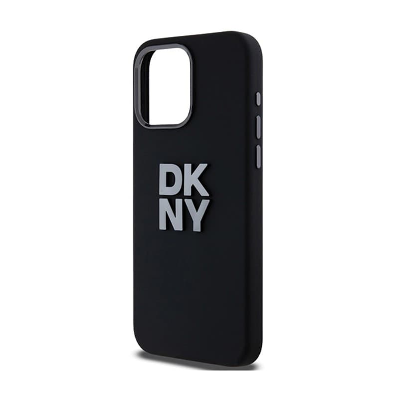 DKNY Liquid Silicone Metal Logo - Case for iPhone 15 Pro Max (black) - 6