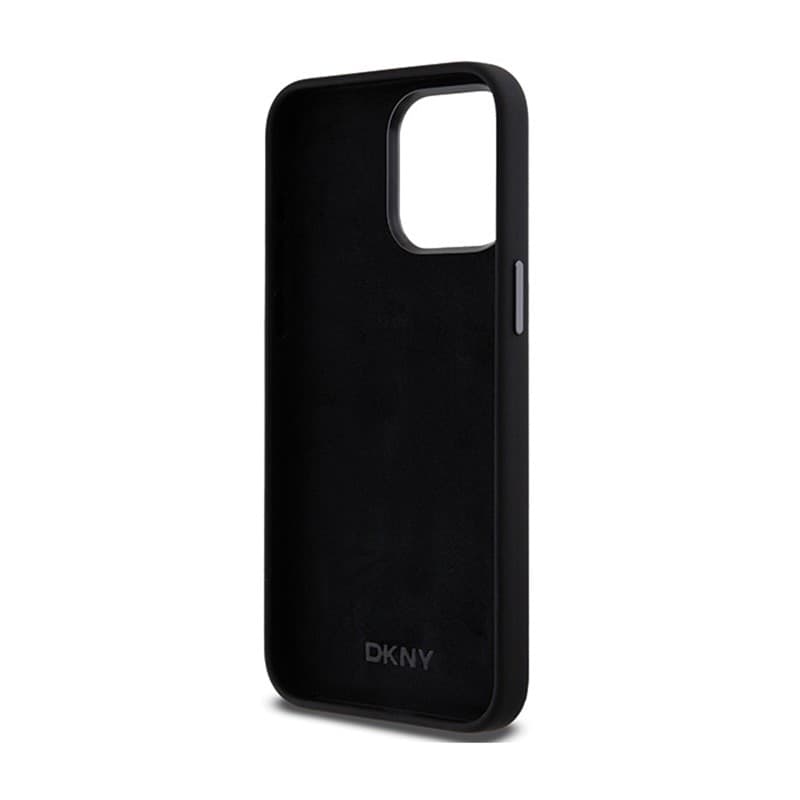 DKNY Liquid Silicone Metal Logo - Case for iPhone 15 Pro Max (black) - 7