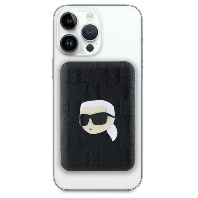 Karl Lagerfeld Karl Head Pin MagSafe - Wireless Power Bank 5000 mAh 15W (black) - 2