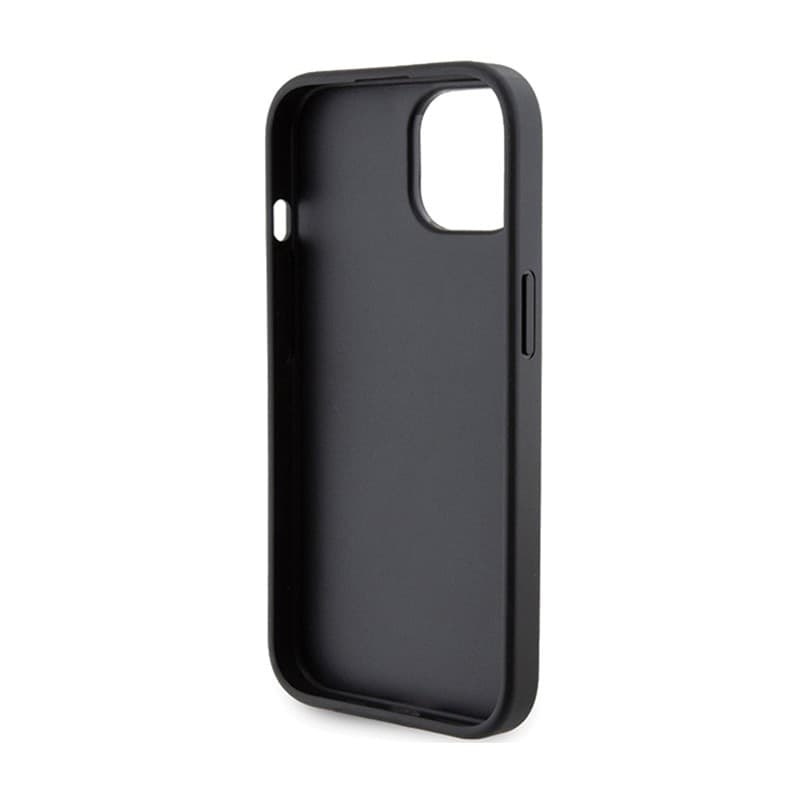 Karl Lagerfeld Gripstand Saffiano Choupette Pins - iPhone 15 Case (Black) - 7