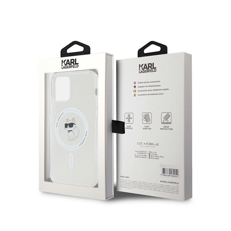 Karl Lagerfeld IML Choupette MagSafe - iPhone 12 / iPhone 12 Pro Case (Transparent) - 8