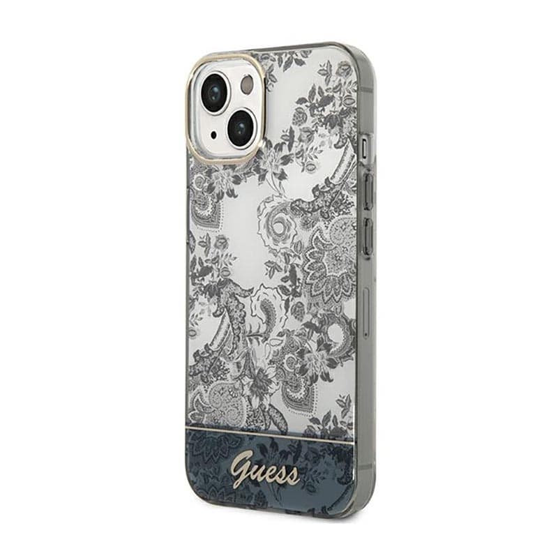 Guess Porcelain Collection - Case for iPhone 14 Plus (Grey) - 2