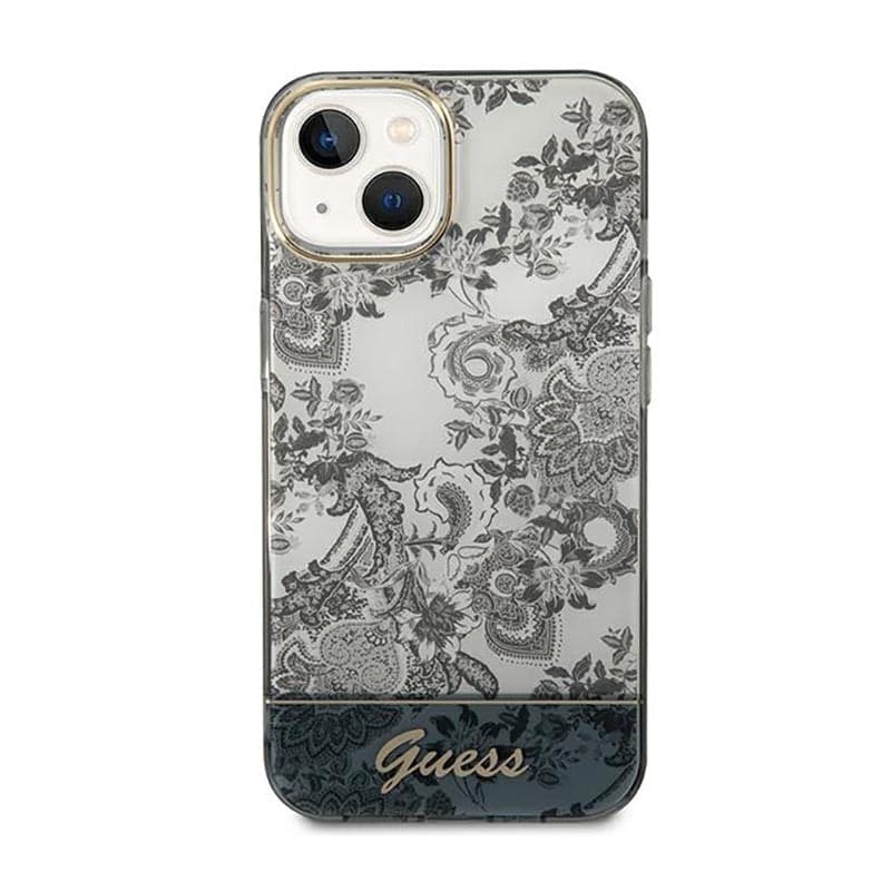 Guess Porcelain Collection - Case for iPhone 14 Plus (Grey) - 3
