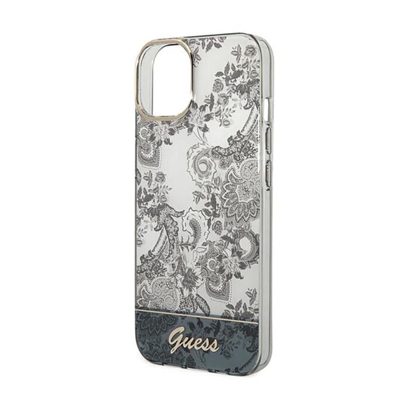 Guess Porcelain Collection - Case for iPhone 14 Plus (Grey) - 6