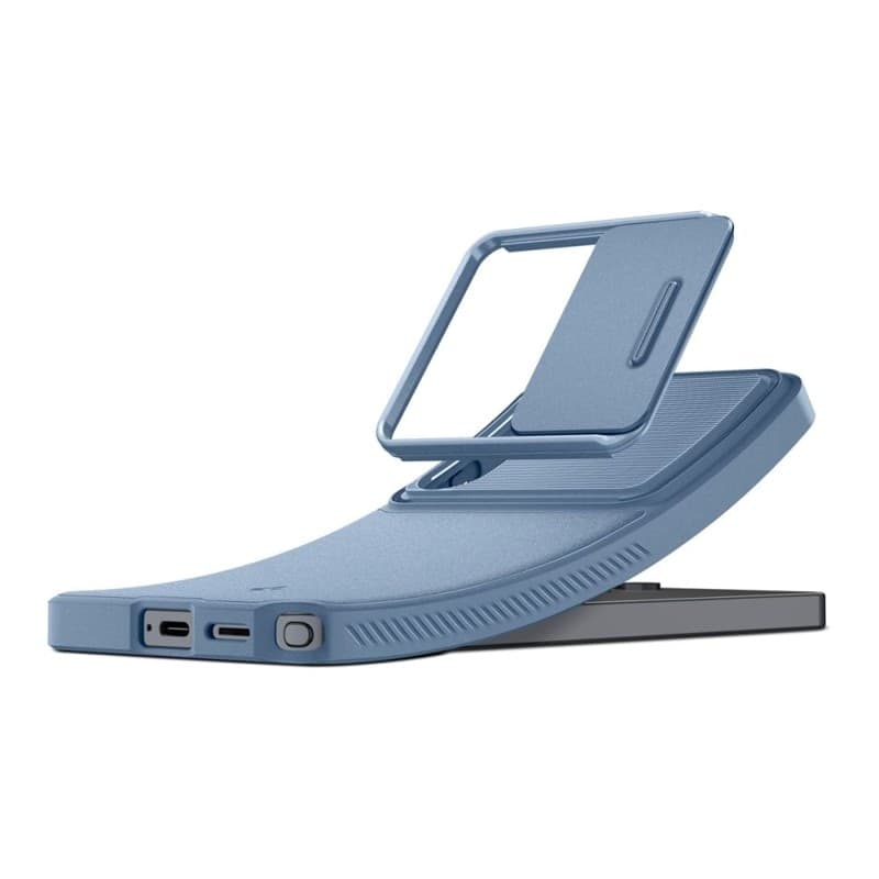 Spigen Optik Armor - Custodia per Samsung Galaxy S26 Ultra (blu chiaro) - 4