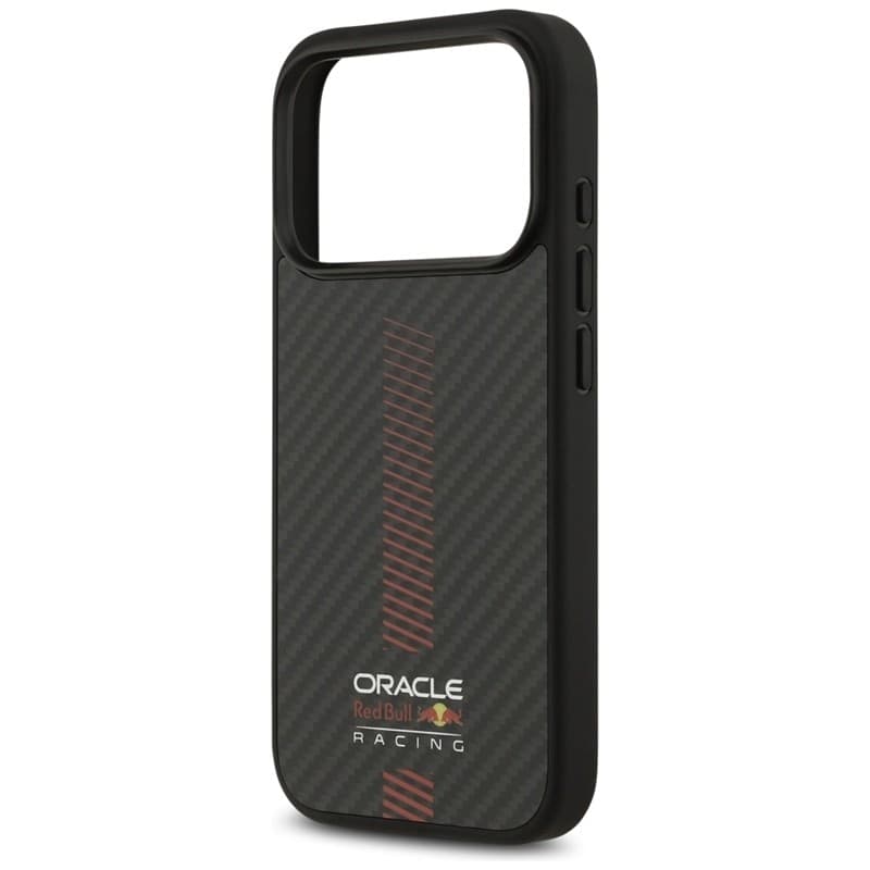Red Bull Kevlar Powerbar MagSafe - Custodia per iPhone 17 Pro (nera) - 6