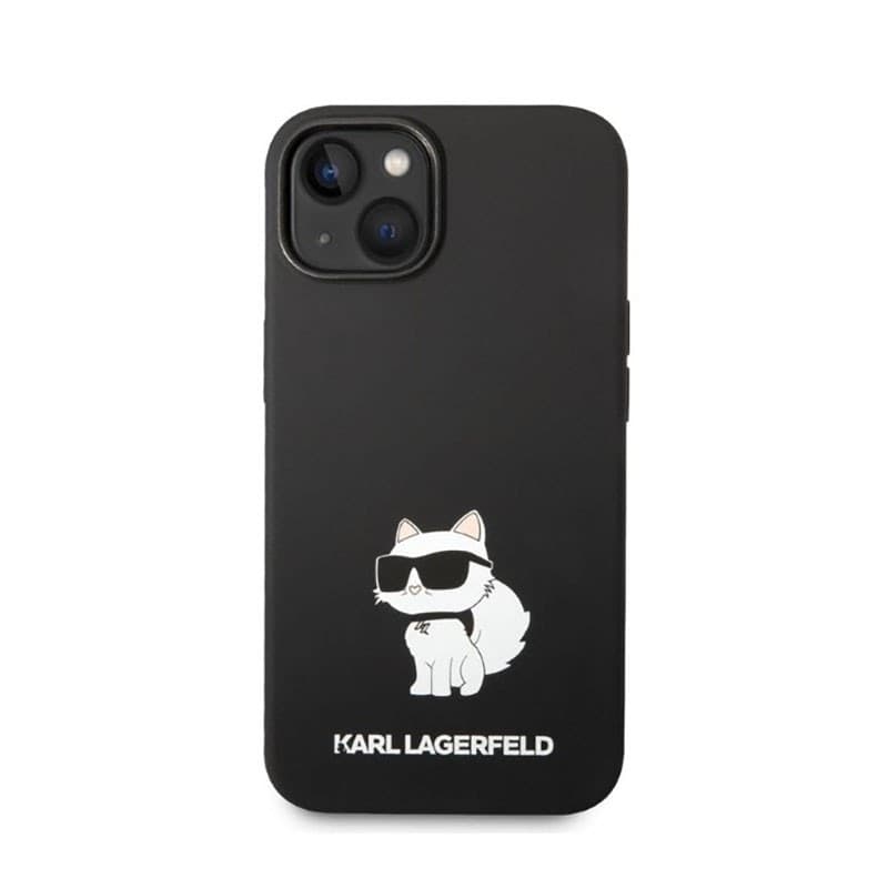 Karl Lagerfeld Silicone NFT Choupette - Case for iPhone 14 Plus (Black) - 3