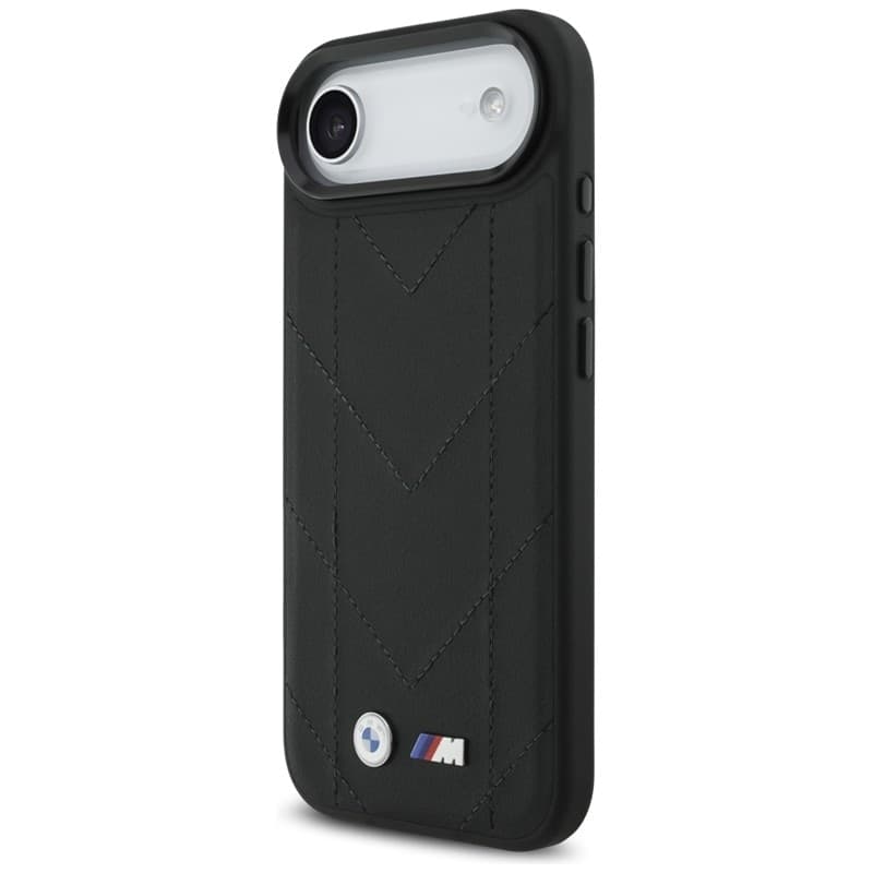 Custodia MagSafe per iPhone Air con logo trapuntato BMW M (nera) - 2
