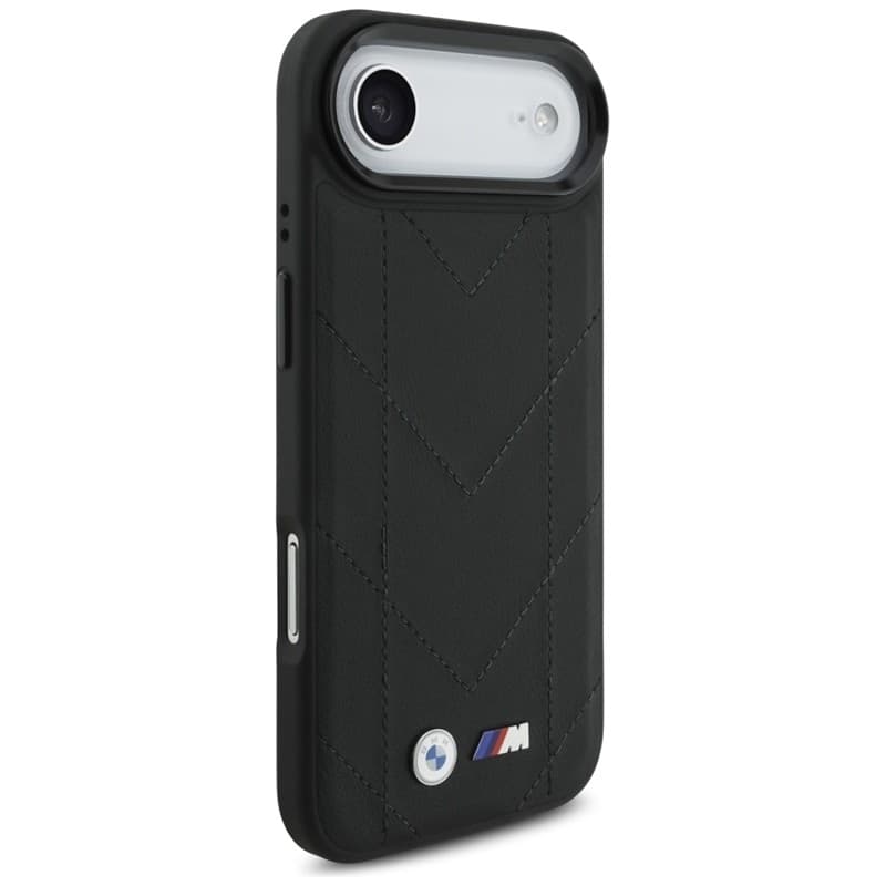 Custodia MagSafe per iPhone Air con logo trapuntato BMW M (nera) - 4