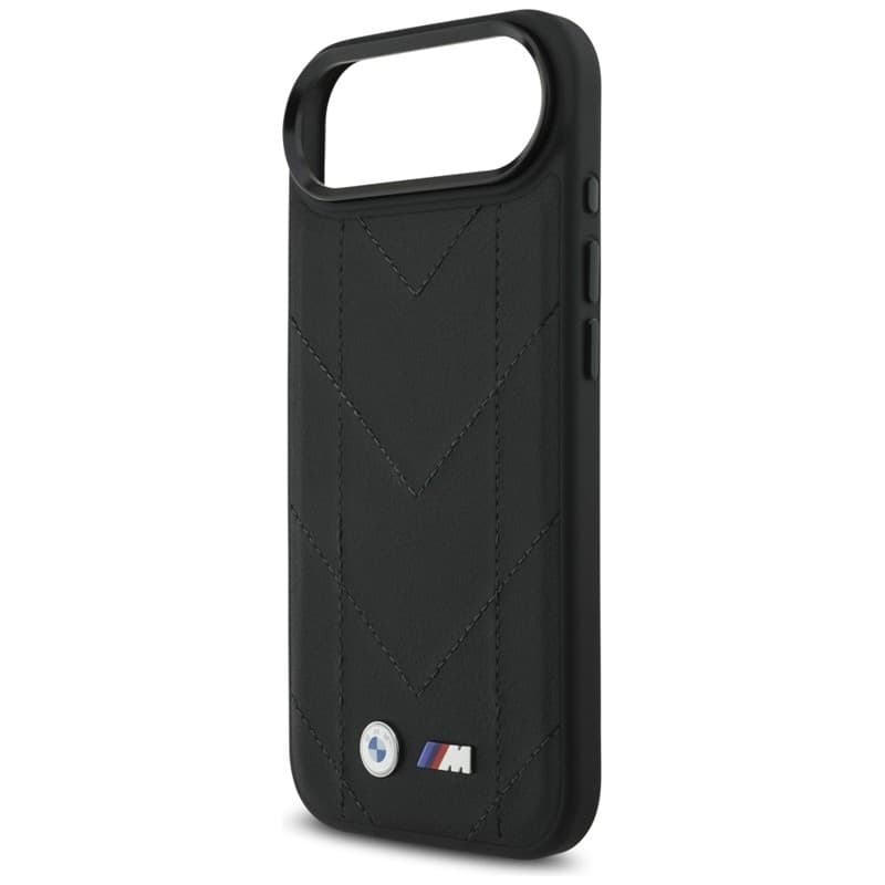 Custodia MagSafe per iPhone Air con logo trapuntato BMW M (nera) - 6