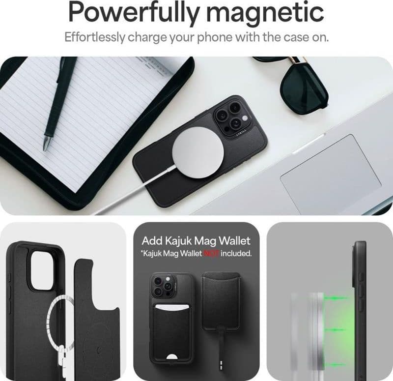 Spigen Cyrill Kajuk Classic Charm Mag MagSafe - Case for iPhone 16 Pro Max (Black) - 10