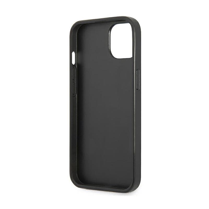 Guess Saffiano Triangle Logo Case - Case for iPhone 14 Plus (Black) - 7