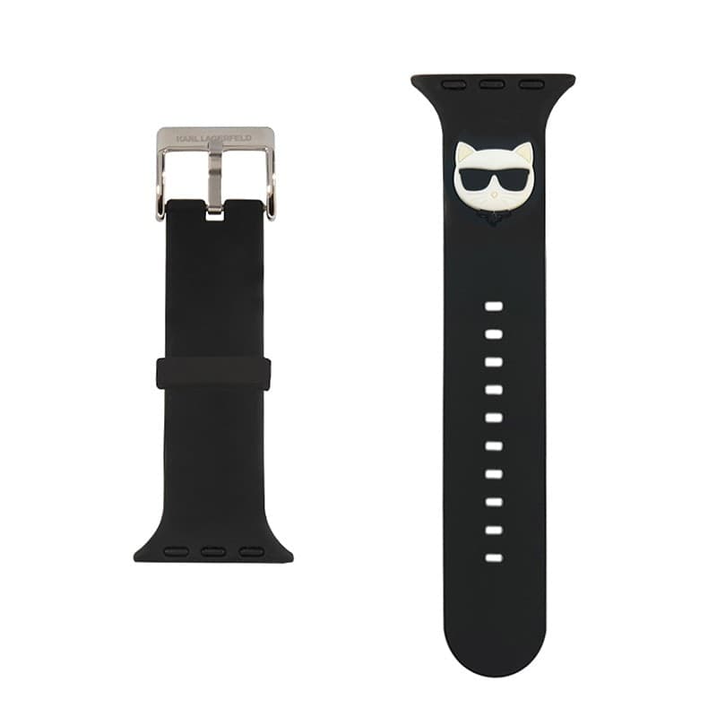 Karl Lagerfeld Silicone Choupette Head – Pasek do Apple Watch 42/44/45 mm (Black) - 2