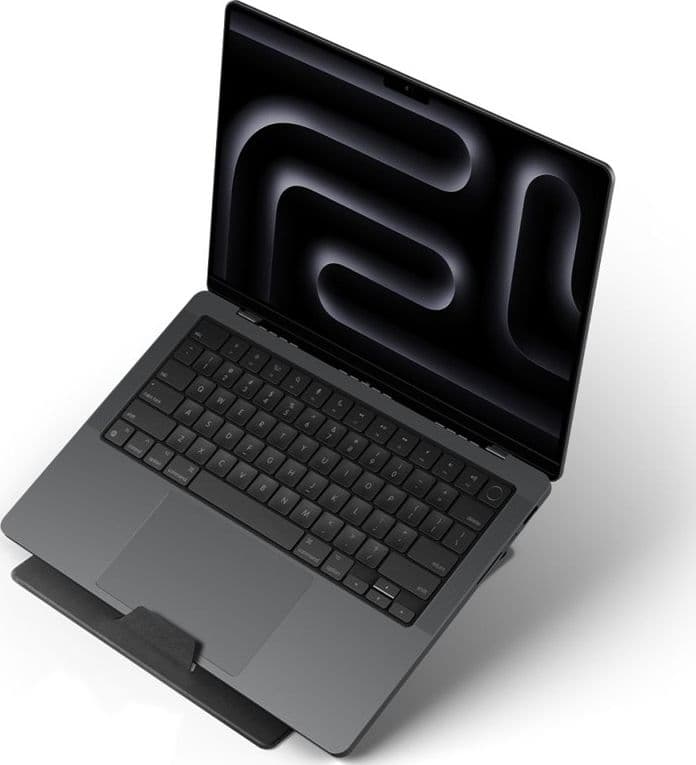 Spigen LD201-S8 Slimfold - Supporto per laptop/tablet (Grigio siderale) - 4
