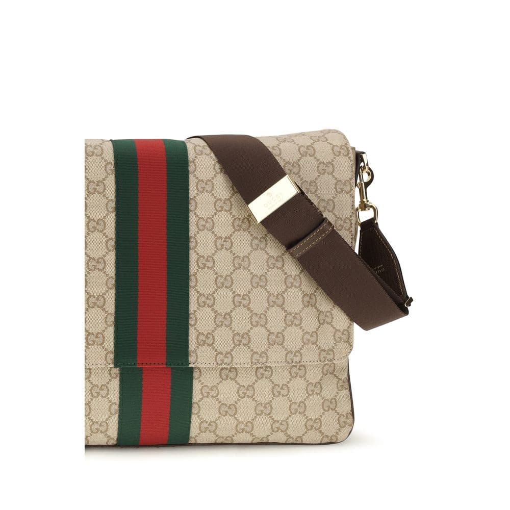 Gucci Beige Cotton Shoulder Bag - 4