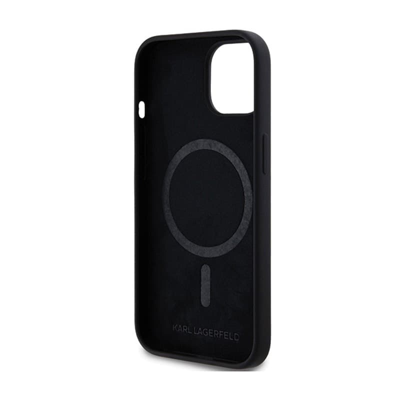 Karl Lagerfeld Silicone Choupette Head MagSafe - iPhone 15 Plus / 14 Plus Case (black) - 7