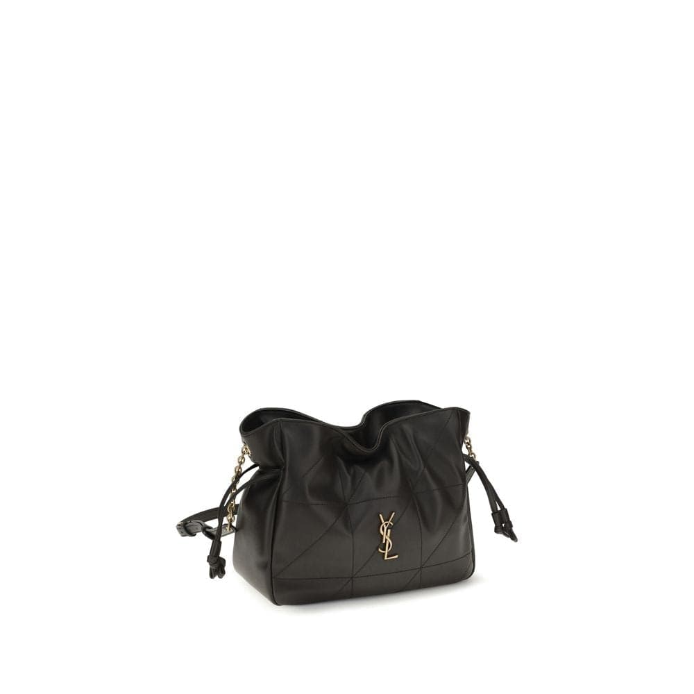 Saint Laurent Black Lamb Ovis Aries Clutch Bag - 2