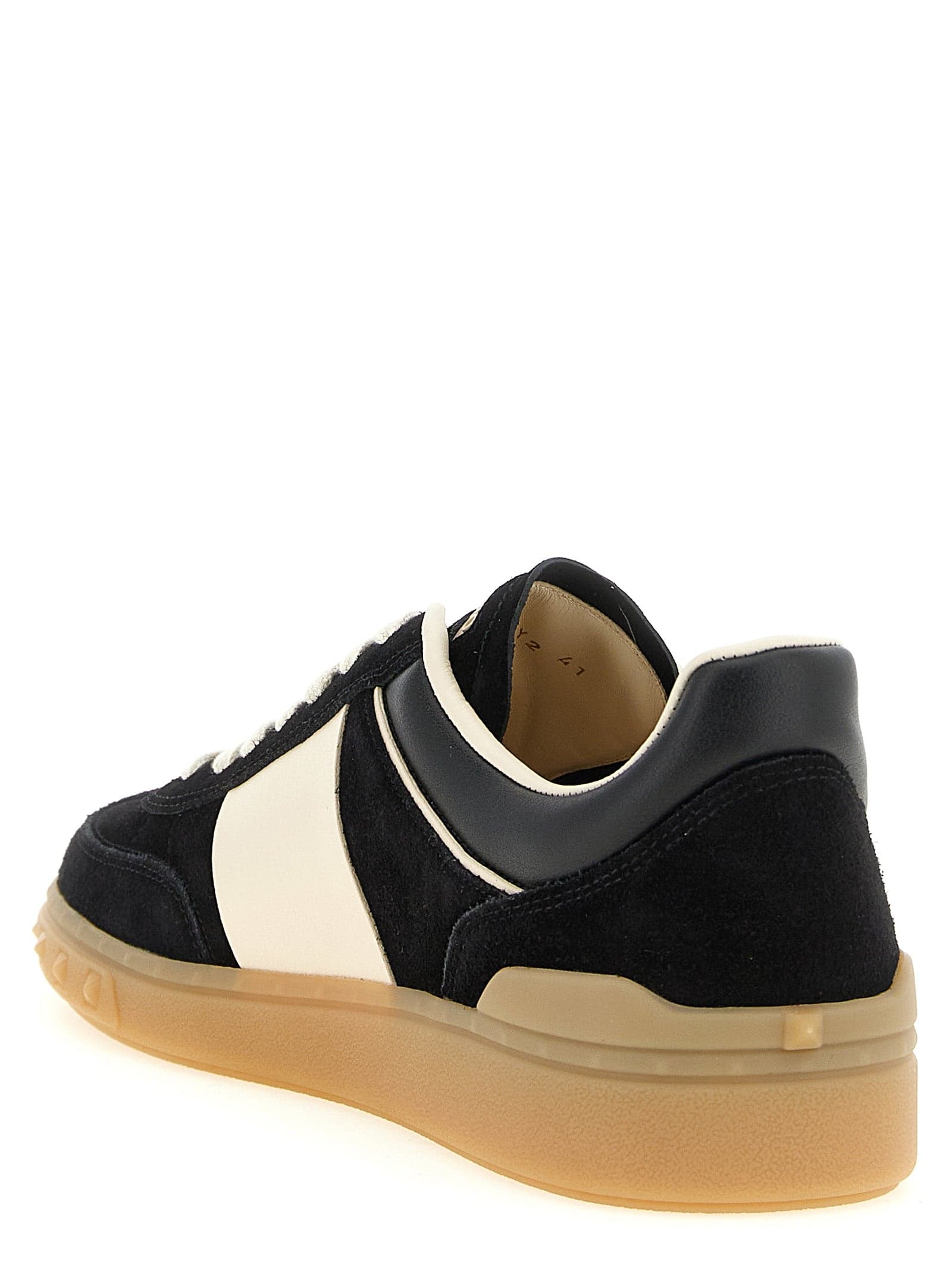 Valentino Garavani Multicolor Calfskin Low Top Sneakers - 3