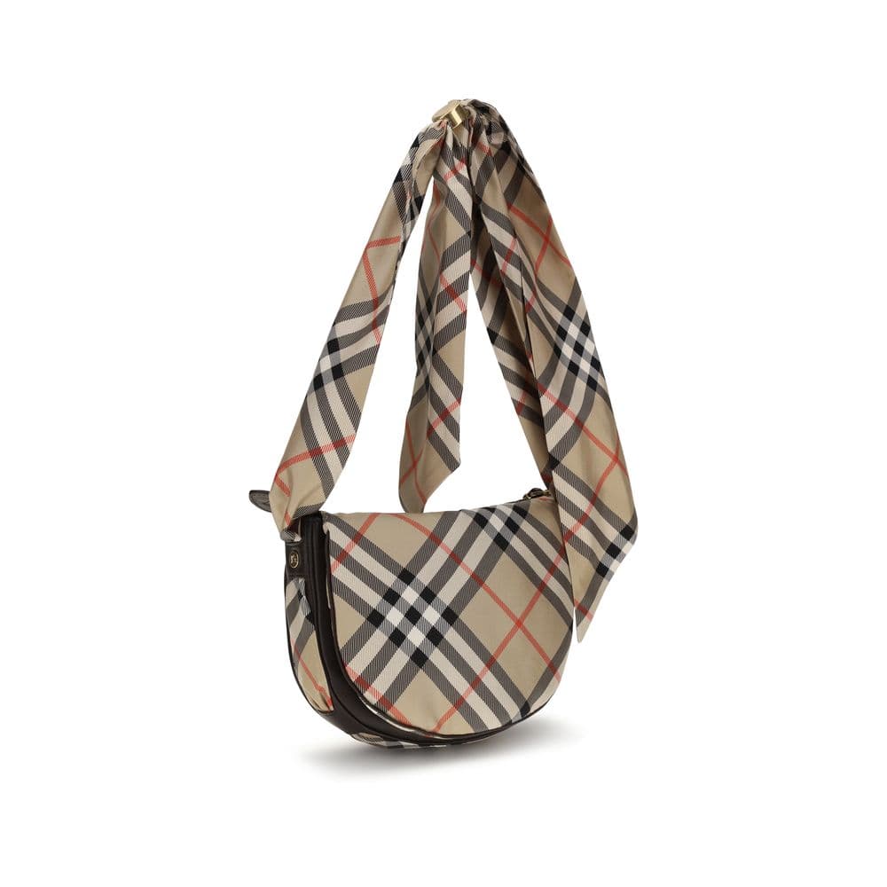 Burberry Beige Silk Shoulder Bag - 3