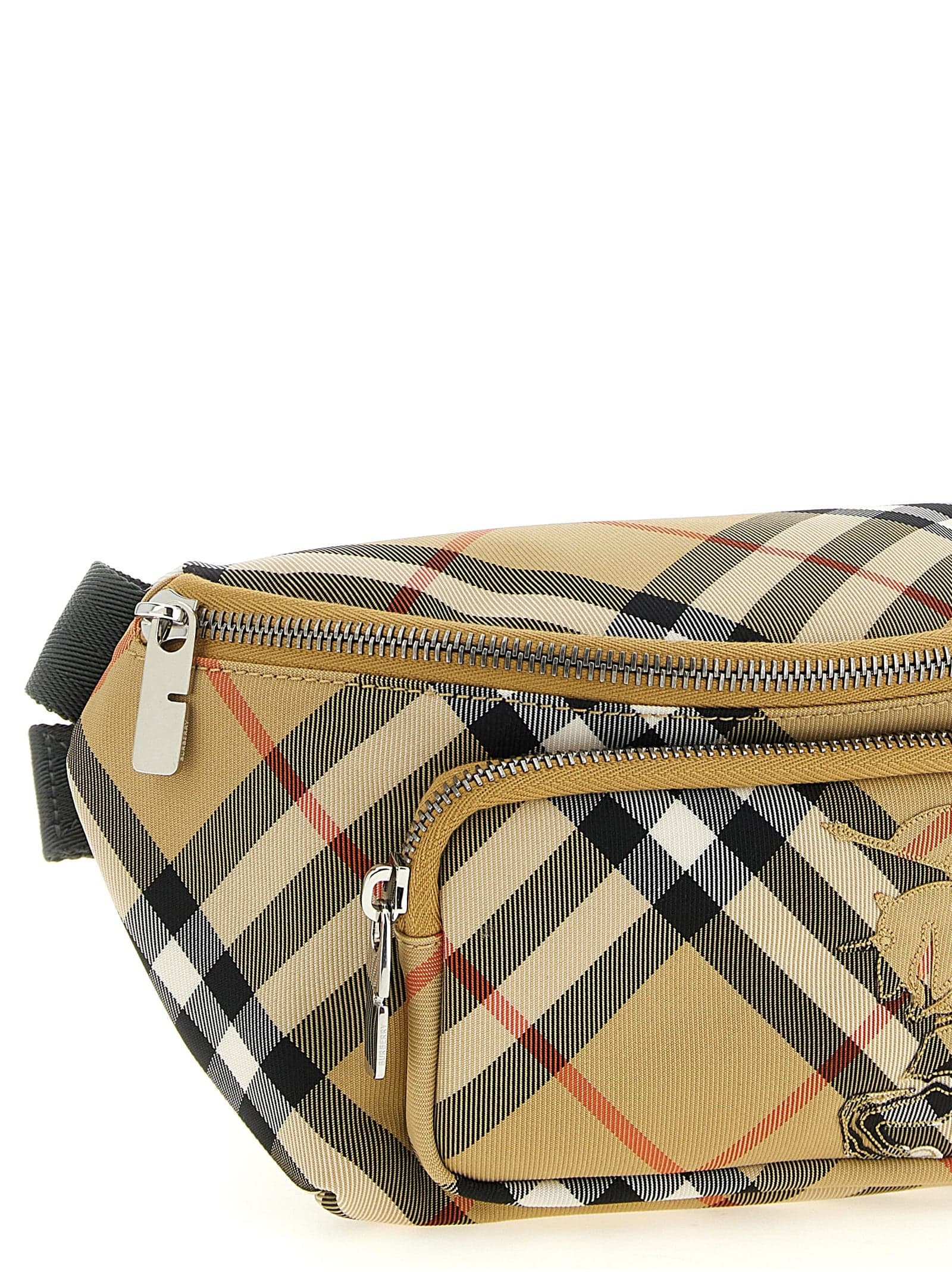 Burberry Beige Polyester Crossbody Bag - 3