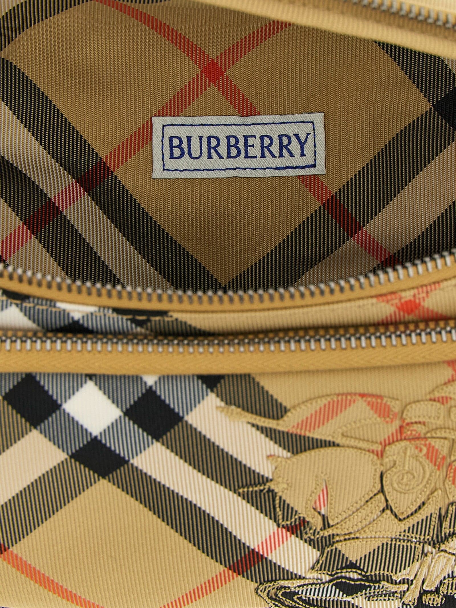 Burberry Beige Polyester Crossbody Bag - 4
