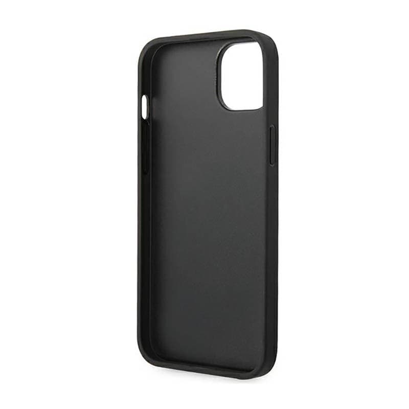 Karl Lagerfeld Saffiano Mono Metal Logo - Case for iPhone 14 Plus (Gray) - 7