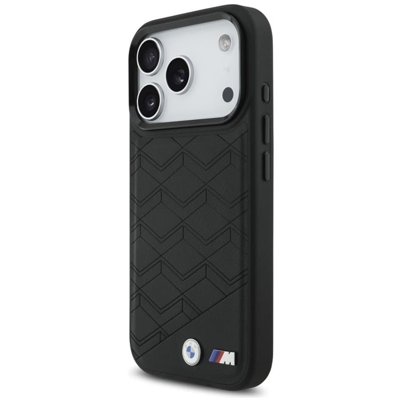 Custodia MagSafe con logo BMW a forma di M per iPhone 17 Pro (nera) - 2