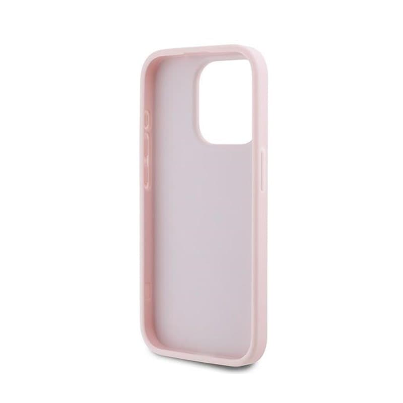 Karl Lagerfeld Diagonal Quilted Script - Case for iPhone 15 Pro Max (Pink) - 7