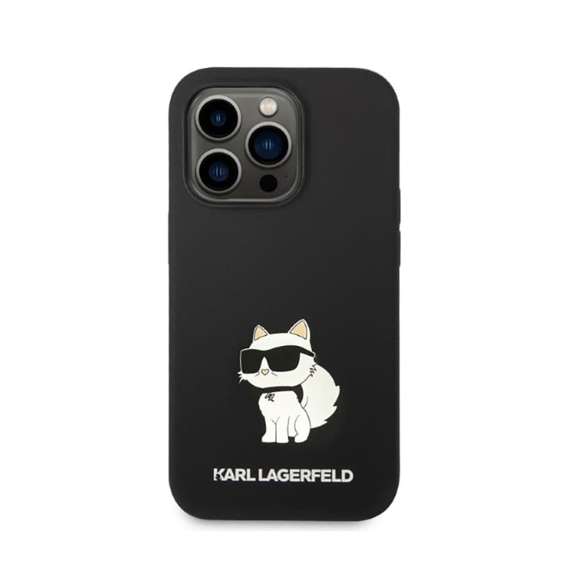Karl Lagerfeld Silicone NFT Choupette - Case for iPhone 14 Pro Max (Black) - 3