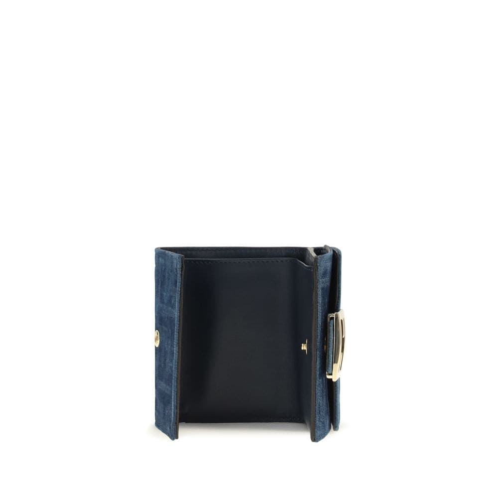 Fendi Blue Cotton Wallet - 3
