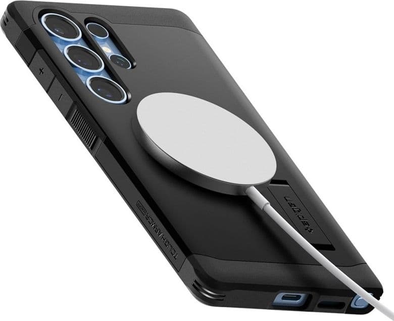 Spigen Tough Armor MagSafe - Case for Samsung Galaxy S25 Ultra (Black) - 8