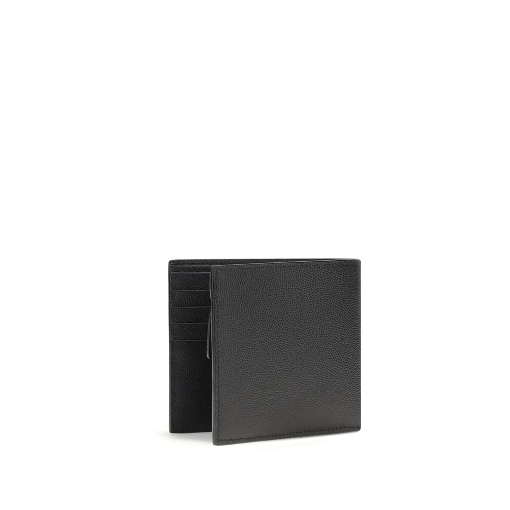 Saint Laurent Black Calf Leather Bos Taurus Wallet - 2
