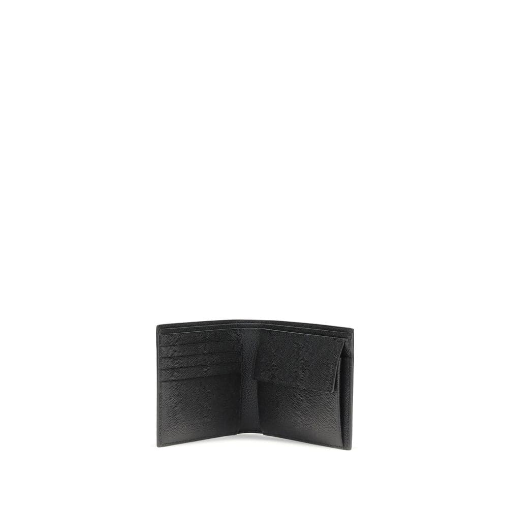 Saint Laurent Black Calf Leather Bos Taurus Wallet - 3