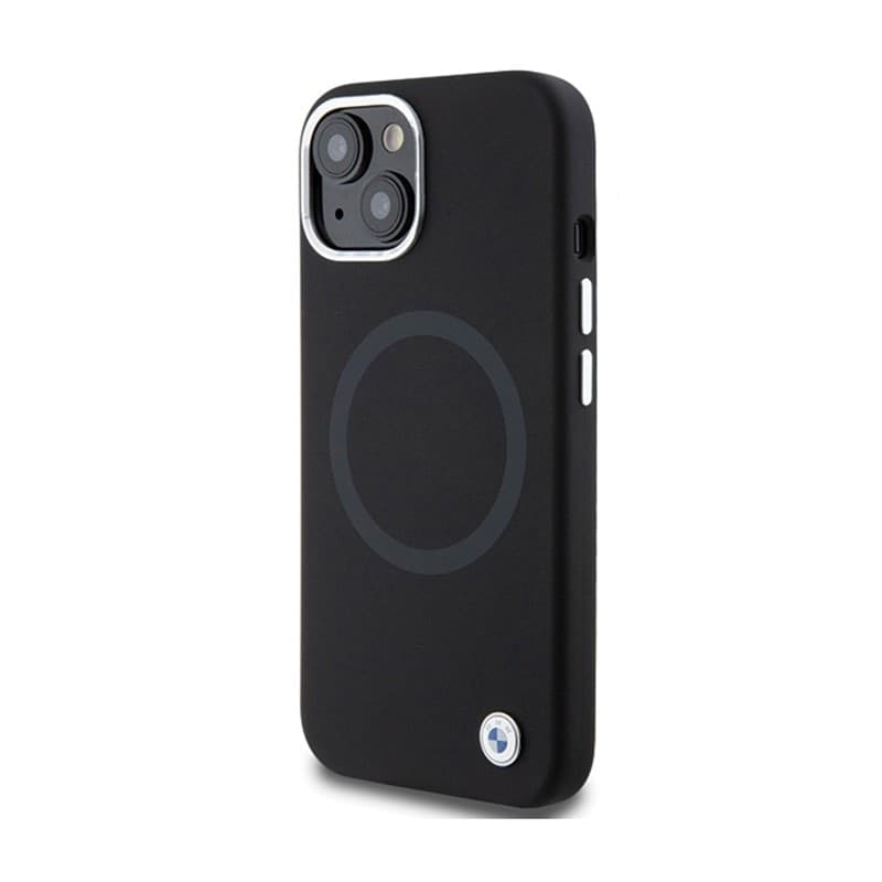 BMW Signature Liquid Silicone MagSafe - Case for iPhone 15 (Black) - 2