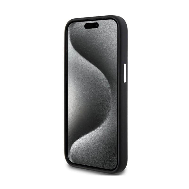 BMW Signature Liquid Silicone MagSafe - Case for iPhone 15 (Black) - 5