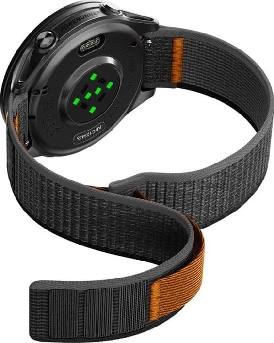 Cinturino Spigen Athlex Air - Garmin QuickRelease 22 mm (Nero/Arancione) - 4