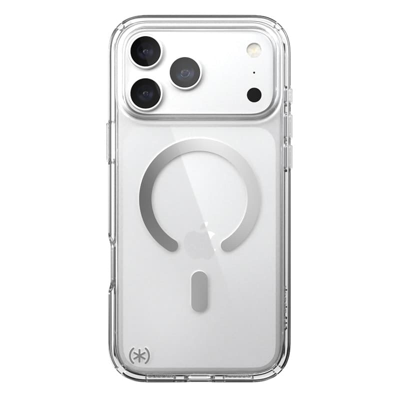 Speck Presidio Perfect Clear MagSafe - Custodia per iPhone 18 Pro Max / 17 Pro Max (Trasparente) - 12