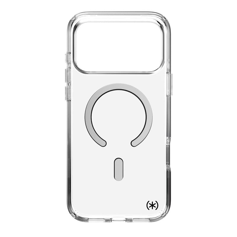 Speck Presidio Perfect Clear MagSafe - Custodia per iPhone 18 Pro Max / 17 Pro Max (Trasparente) - 4