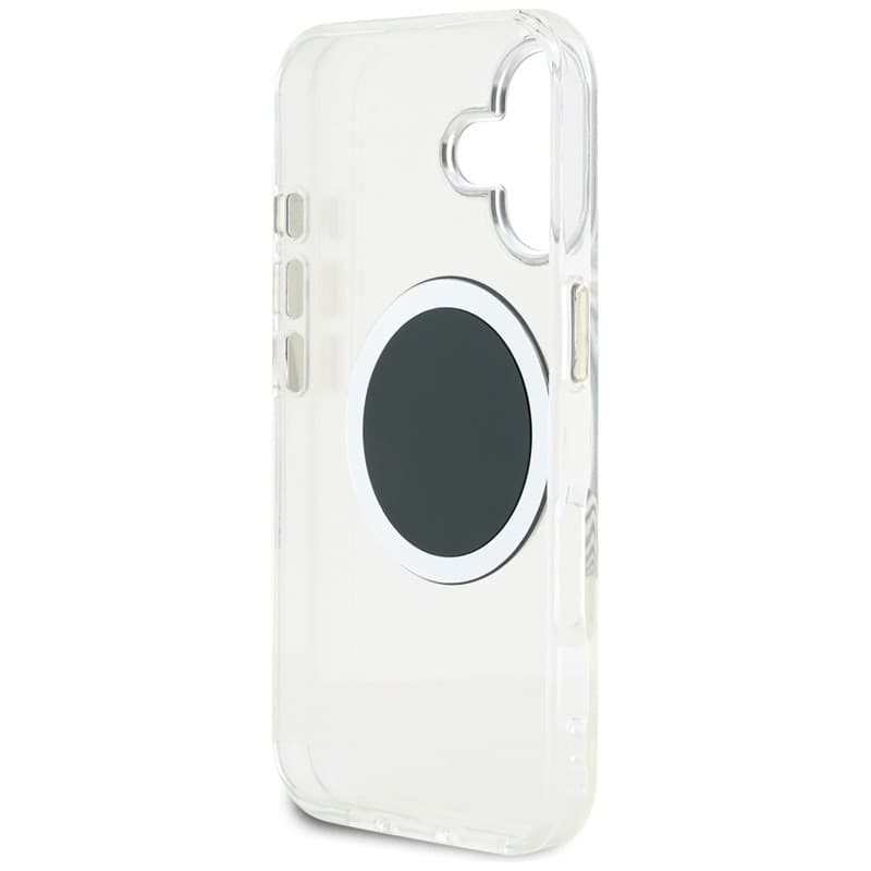 Guess IML Metal Colored Circle Classic Logo MagSafe - Case for iPhone 16 (black) - 7