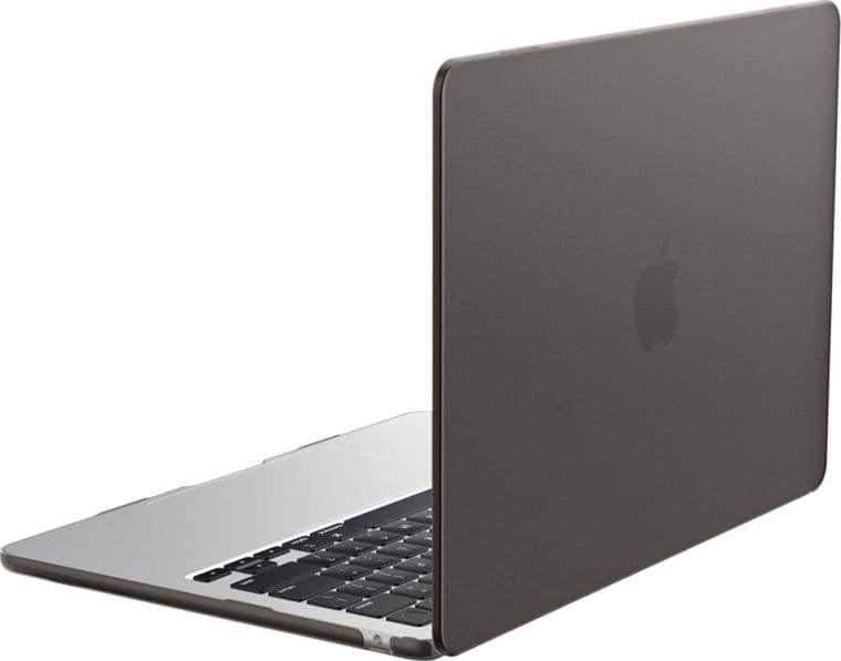 Spigen AirSkin - Custodia per MacBook Air 13,6" (M5/M4/M3/M2/2026-2022) (Nero ghiaccio) - 2