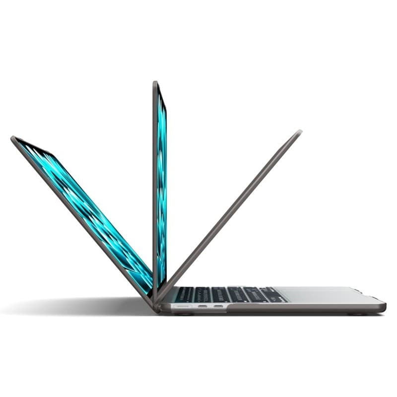 Spigen AirSkin - Custodia per MacBook Air 13,6" (M5/M4/M3/M2/2026-2022) (Nero ghiaccio) - 3