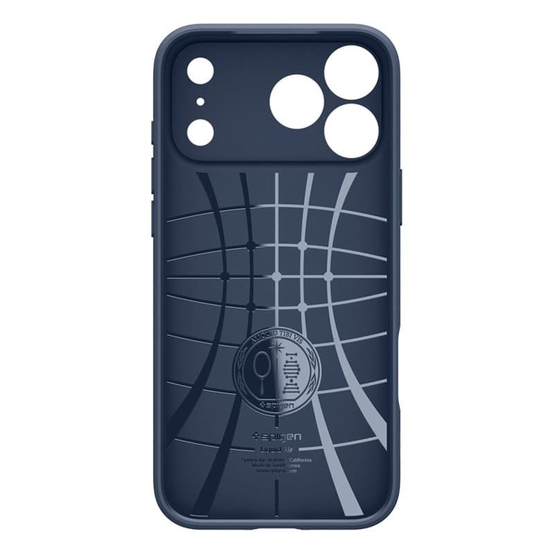 Spigen Liquid Air - Custodia per iPhone 18 Pro Max / 17 Pro Max (Blu navy) - 2