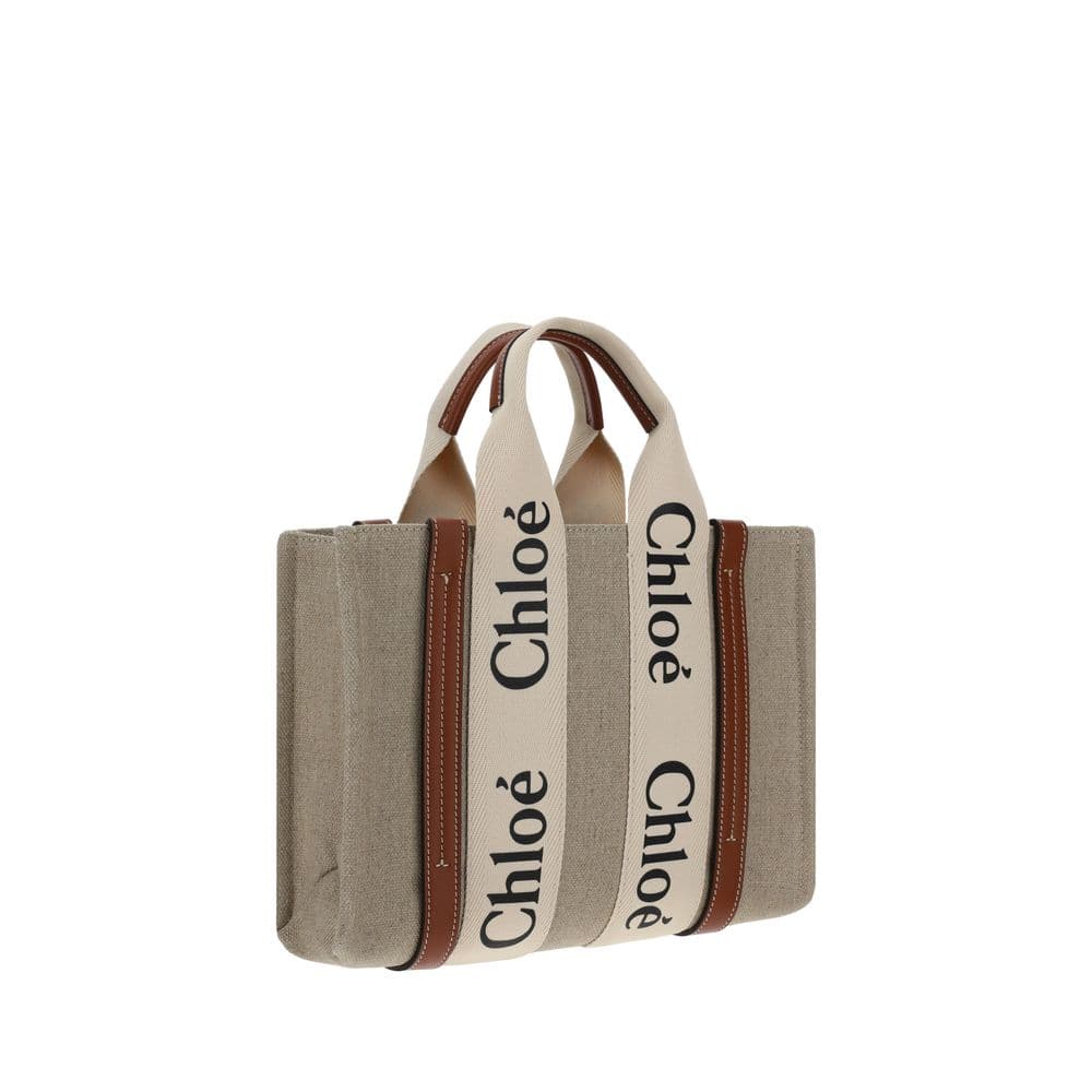 Chloé Brown Canvas Handbag - 2