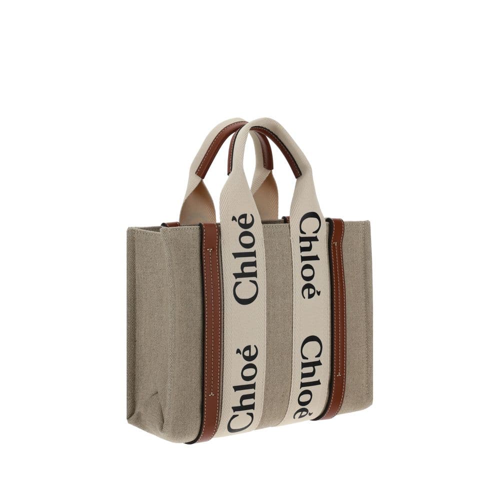 Chloé Brown Canvas Handbag - 3