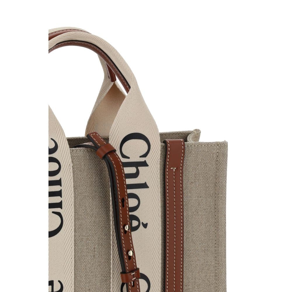 Chloé Brown Canvas Handbag - 4
