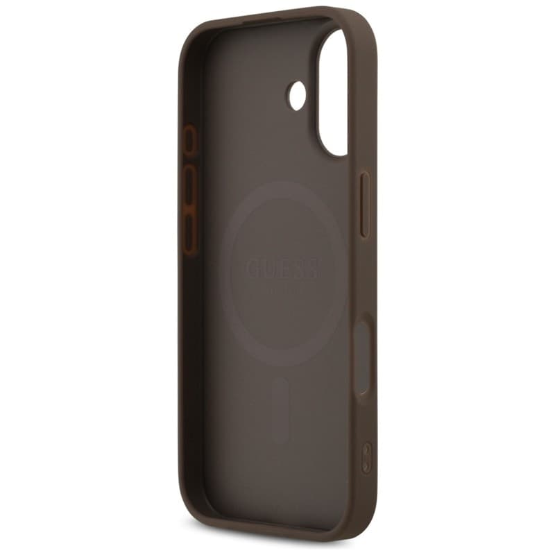 Guess 4G Printed Stripes MagSafe - Case iPhone 17 (brown) - 7
