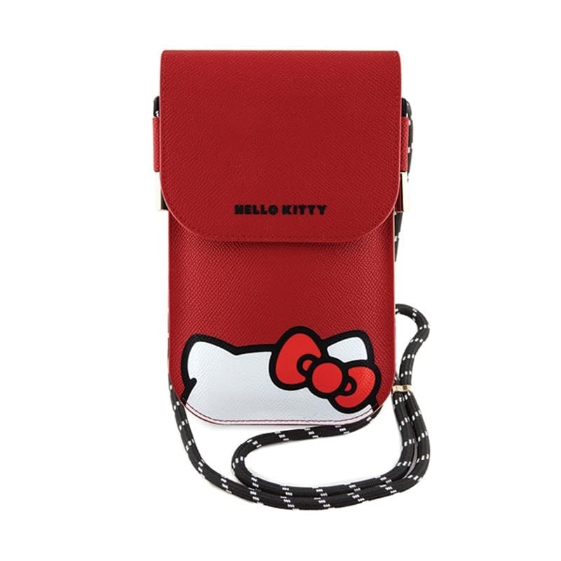 Hello Kitty Leather Hiding Kitty Cord - Phone crossbody bag (red) - 2