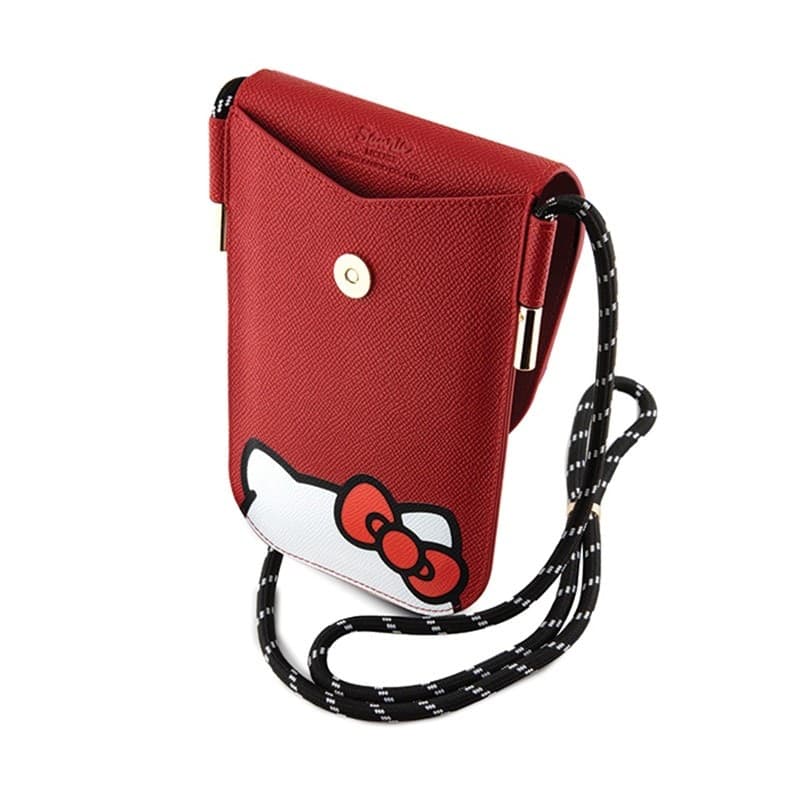 Hello Kitty Leather Hiding Kitty Cord - Phone crossbody bag (red) - 5